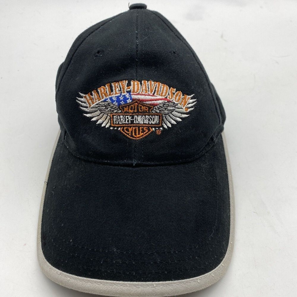 Vintage Harley-Davidson Youth Baseball Cap Black American Legend Motorcycle